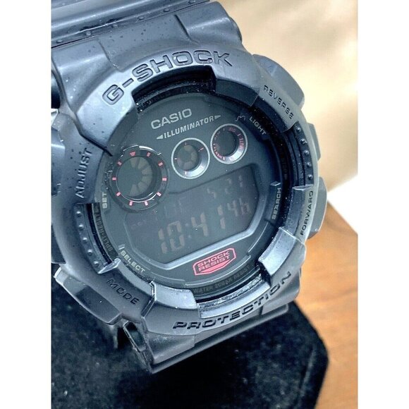 Casio Men's Watch G-Shock GD120CMB Quartz Black Resin Quartz Digital 3427